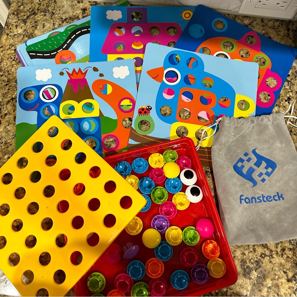 Button Art Toy set